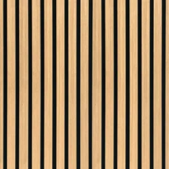 Akustikpanel i egetræsfiner 2400x520x18 mm