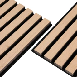 Akustikpanel i egetræsfiner 3000x520x18 mm