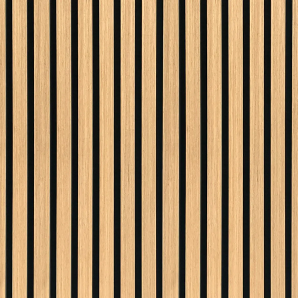 Akustikpanel i egetræsfiner 3000x520x18 mm
