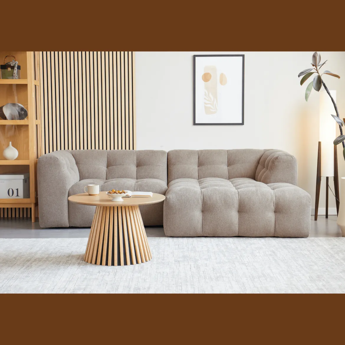 Akustikpanel i egetræsfiner 3000x520x18 mm