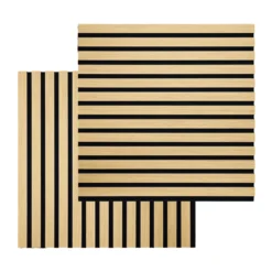 Akustikpanel i egetræsfiner 520x520x18 mm