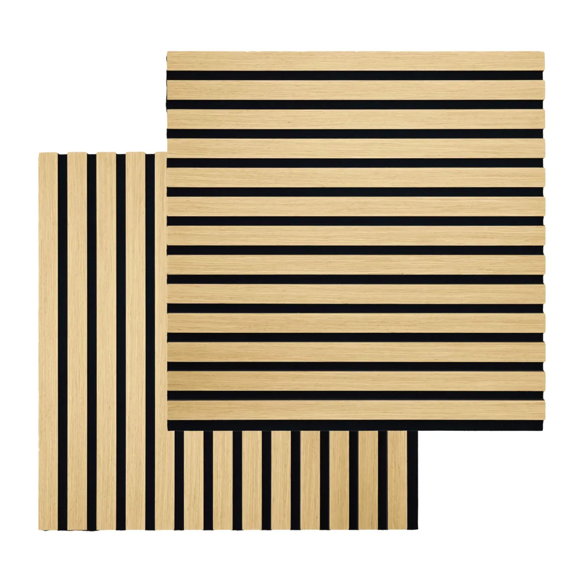 Akustikpanel i egetræsfiner 520x520x18 mm