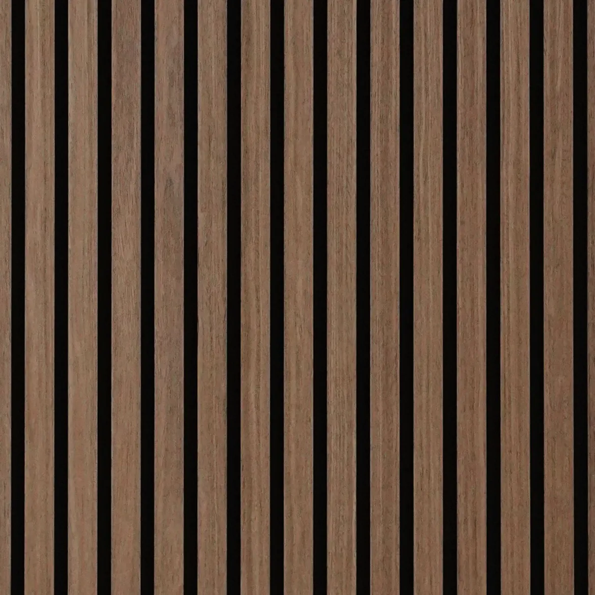 Akustikpanel i røget egetræsfiner 3000x520x18 mm