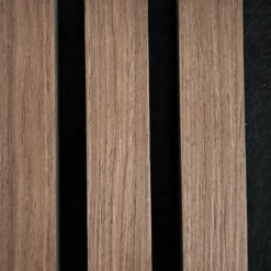 Akustikpanel prøve i røget egefinér 150 x 120 mm