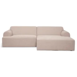 Arianna chaiselong sofa cream - Højrevendt