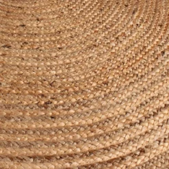 Arthur rundt tæppe - Jute Ø90 cm