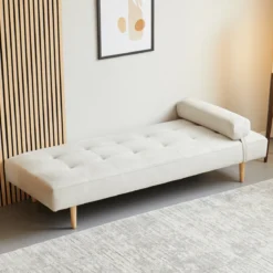 Audrey daybed beige H:56 x B:80 x L:200