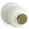 Becca bobleform keramik vase hvid 21 cm