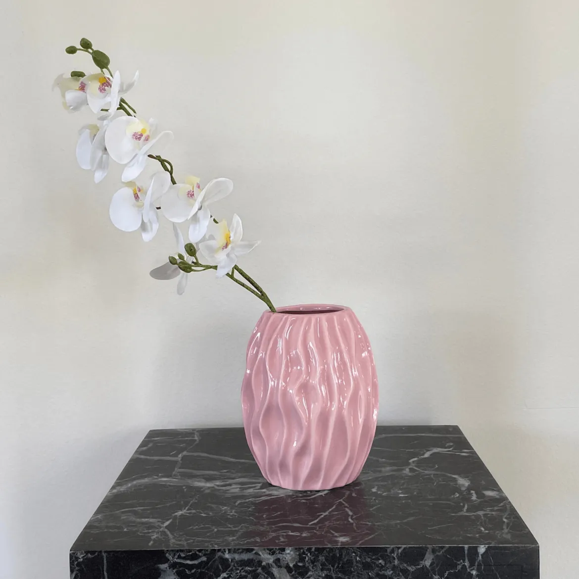 Betty keramik vase lyserød 15,4 cm
