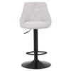Cassie - beige justerbar barstol med drejefunktion 360 grader