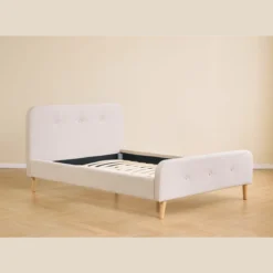 Christian sengeramme i beige 140x200 cm ekskl. sengelameller og madrasser