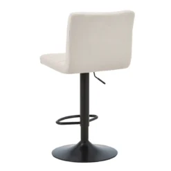 Diana - beige justerbar barstol med drejefunktion 360 grader