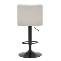 Diana - beige justerbar barstol med drejefunktion 360 grader