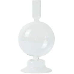 Effi glas lysestage klar 20 cm