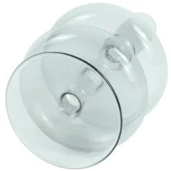Fairy glas lysestage grå 15 cm