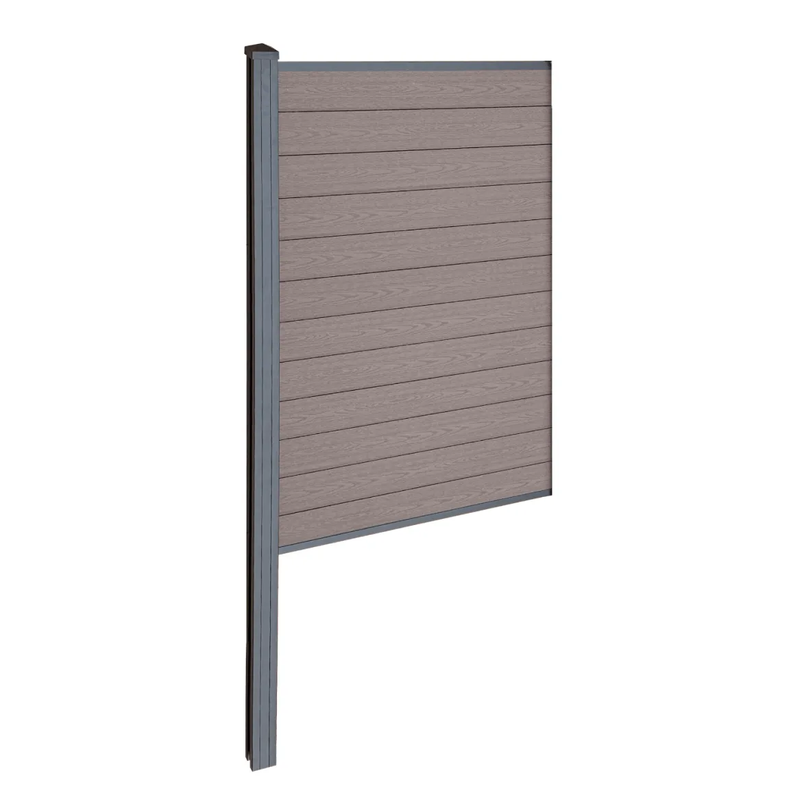 Finley komposithegn midtermodul - H: 180 x L: 95 cm - Brun