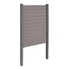 Finley komposithegn startmodul - H: 180 x L: 95 cm - Brun