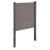 Finley komposithegn startmodul - H: 150 x L: 95 cm - Brun