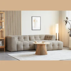 Fleksibel akustikpanel i egetræsfiner 2600x520x18 mm