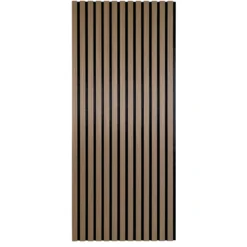 Fleksibel akustikpanel i røget egetræsfiner 1200x520x18 mm