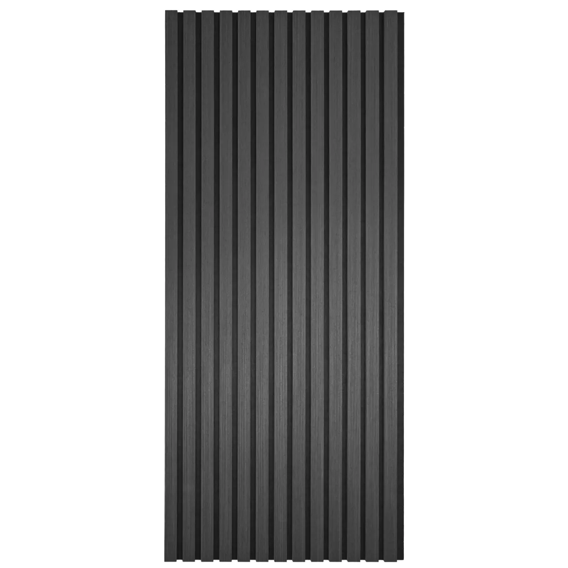 Fleksibel akustikpanel i sort egetræsfiner 1200x520x18 mm