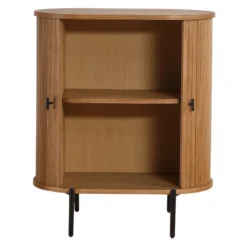Florence jalousi skab med lameller i eg 70x40x85 cm
