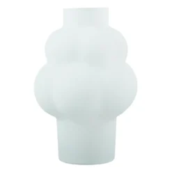Foxy glas vase hvid 21 cm