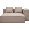 Hailey højre chaiselong modul i sand L: 147 X D: 148 X H: 65 cm