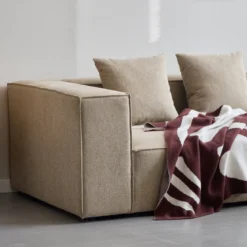Hailey - Højrevendt chaiselong modulsofa i sand med 2 moduler L: 294 X D: 148 X H: 65 cm