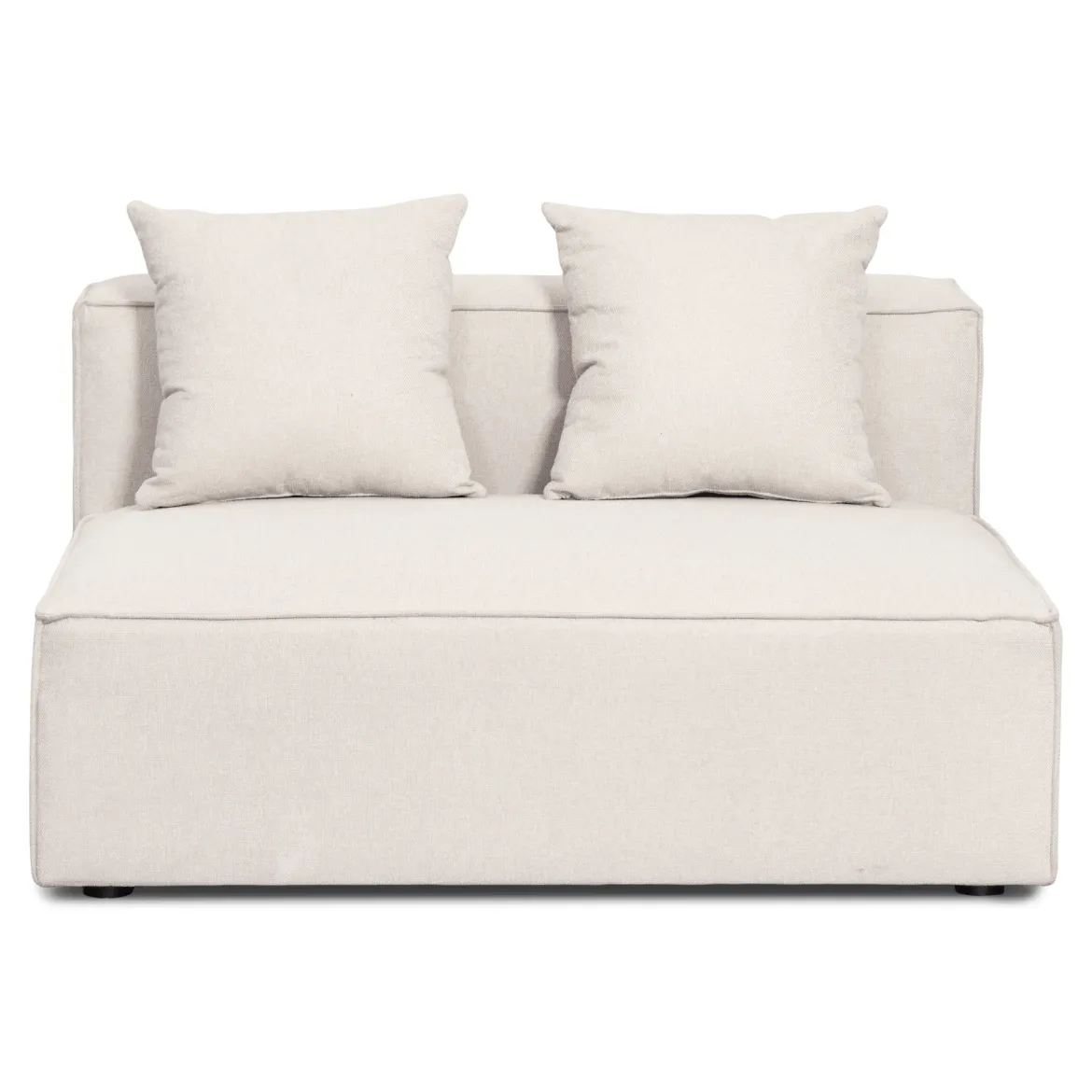 Hailey - Hjørnesofa modulsofa i beige med 4 moduler (Opstilling 1) L: 368 X D: 247 X H: 65 cm