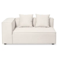 Hailey - Hjørnesofa modulsofa i beige med 4 moduler (Opstilling 2) L: 368 X D: 247 X H: 65 Cm
