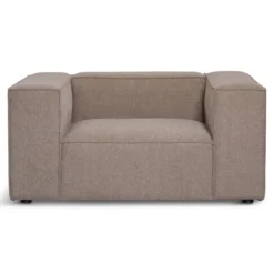 Hailey lænestol i sand L: 136 X D: 100 X H: 64 Cm