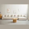 Hailey midtermodul i beige L: 121 X D: 100 X H: 65 cm
