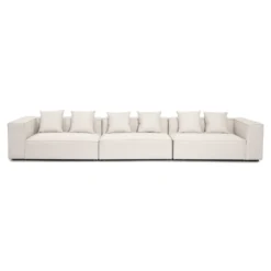 Hailey - Modulsofa I Beige Med 3 Moduler L: 415 X D: 100 X H: 65 cm