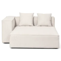 Hailey - Venstrevendt chaiselong modulsofa i beige med 3 moduler L: 415 X D: 148 X H: 65 cm