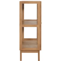 Havana egetræ vitrineskab med 2 låger -110x40x100 cm