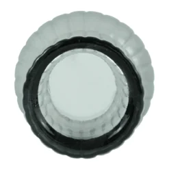 Hera glas vase grå 23 cm