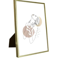 Ibi billedramme 21x30 cm guld