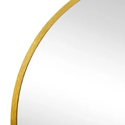Julia rundt spejl med messing/guld ramme Ø50 cm
