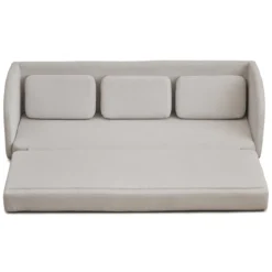 Katarina foldbar sovesofa beige L: 217 x D: 77/145 x H: 75 cm