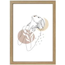 Lea billedramme 21x30 cm træ