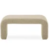 Lianna bænk i beige boucle 95x40x44 cm