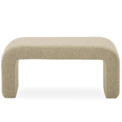 Lianna bænk i beige boucle 95x40x44 cm