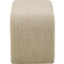 Lianna bænk i beige boucle 95x40x44 cm