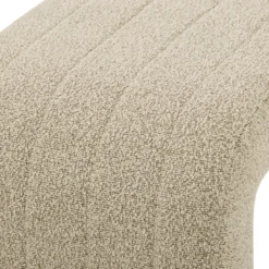 Lianna bænk i beige boucle 95x40x44 cm