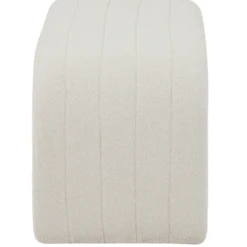 Lianna bænk i hvid boucle 95x40x44 cm