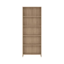 Maddie reol med 5 hylder i eg 175,5x66x25,5 cm