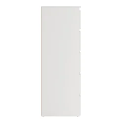 Maise kommode H:114 x B:65 x D:41 cm med 5 skuffer i hvid