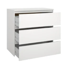 Maise kommode H:70 x B:70 x D:41 cm med 3 skuffer i hvid