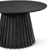 Monica lamel sofabord sort Ø78 cm